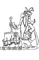Astrix En Obelix kleurplaat 13